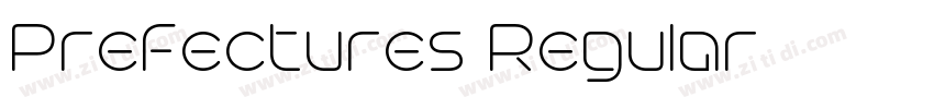 Prefectures Regular字体转换 Prefectures Regular字体转换